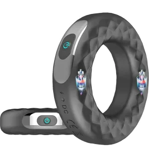 Bebuzzed Zeus Vibrating Cock Ring USB Silicone Couples Penis Ring