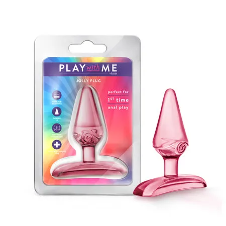 Blush Play With Me Hard Candy Anal Plug - Pink