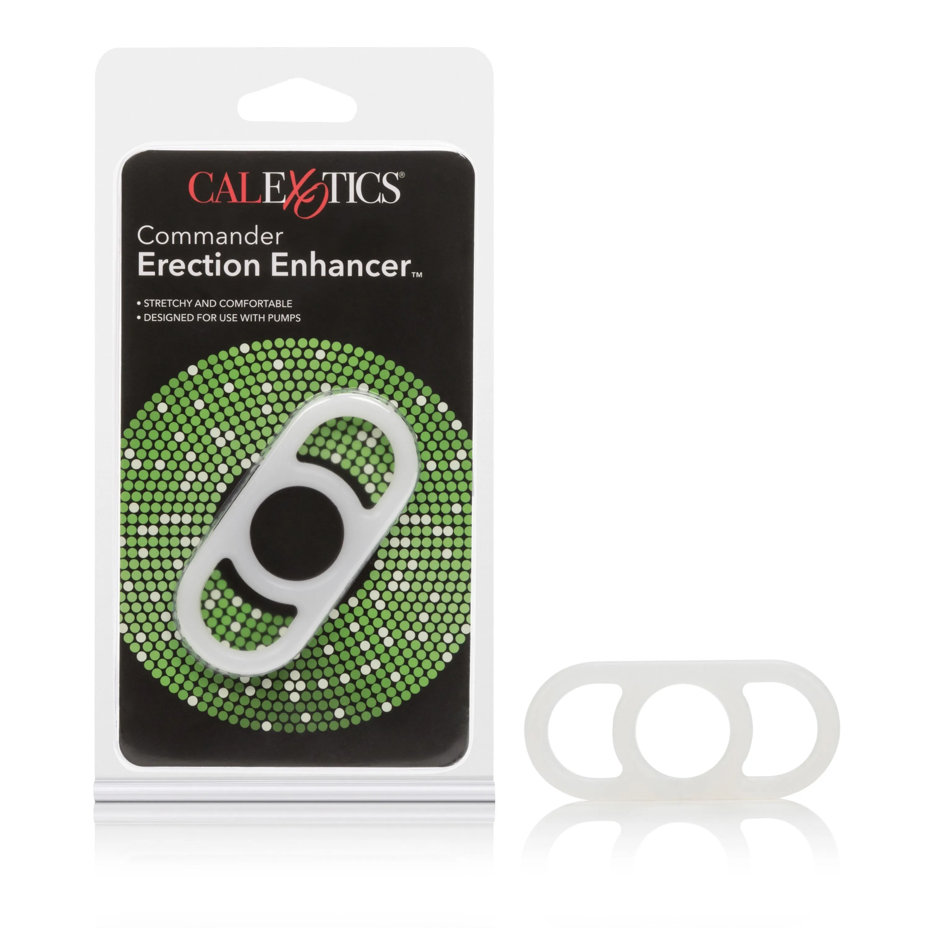 California Exotics - Commander Erection Enhancer Cock Ring (White)