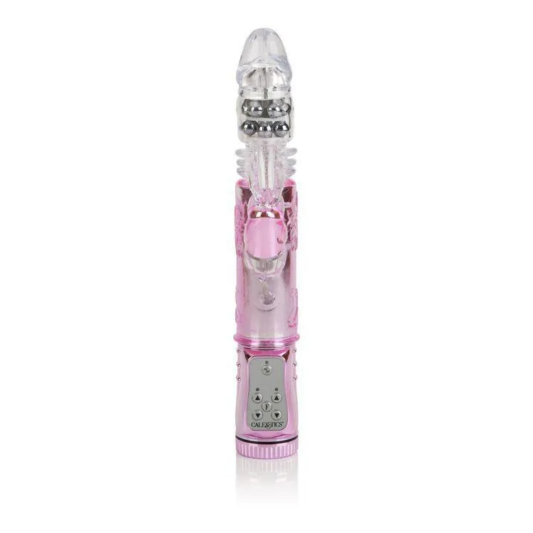 California Exotics - Thrusting Orgasm Jack Rabbit Vibrator (Pink)