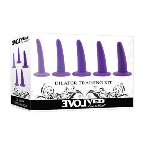 Evolved 5-Piece Silicone Dilator Training Kit Purple