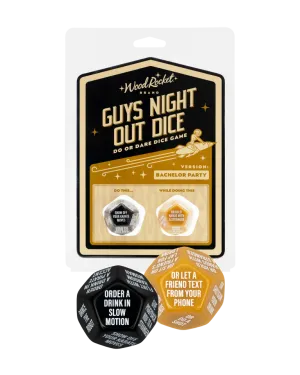 Guys Night Out Dice: Bachelor Party