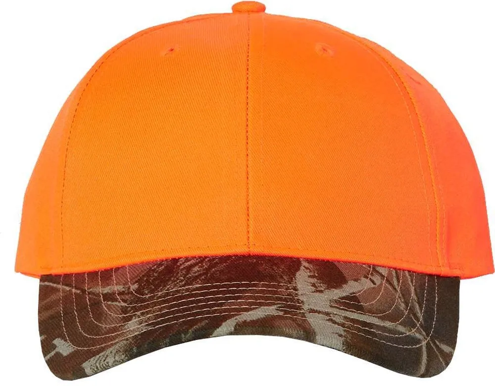 Kati Solid Crown with Camo Visor Cap