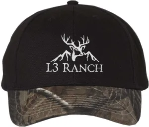 Kati Solid Crown with Camo Visor Cap