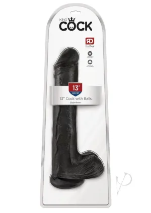 Kc 13 Cock W/balls Black