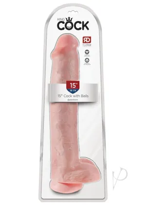 Kc 15 Cock W/balls Flesh