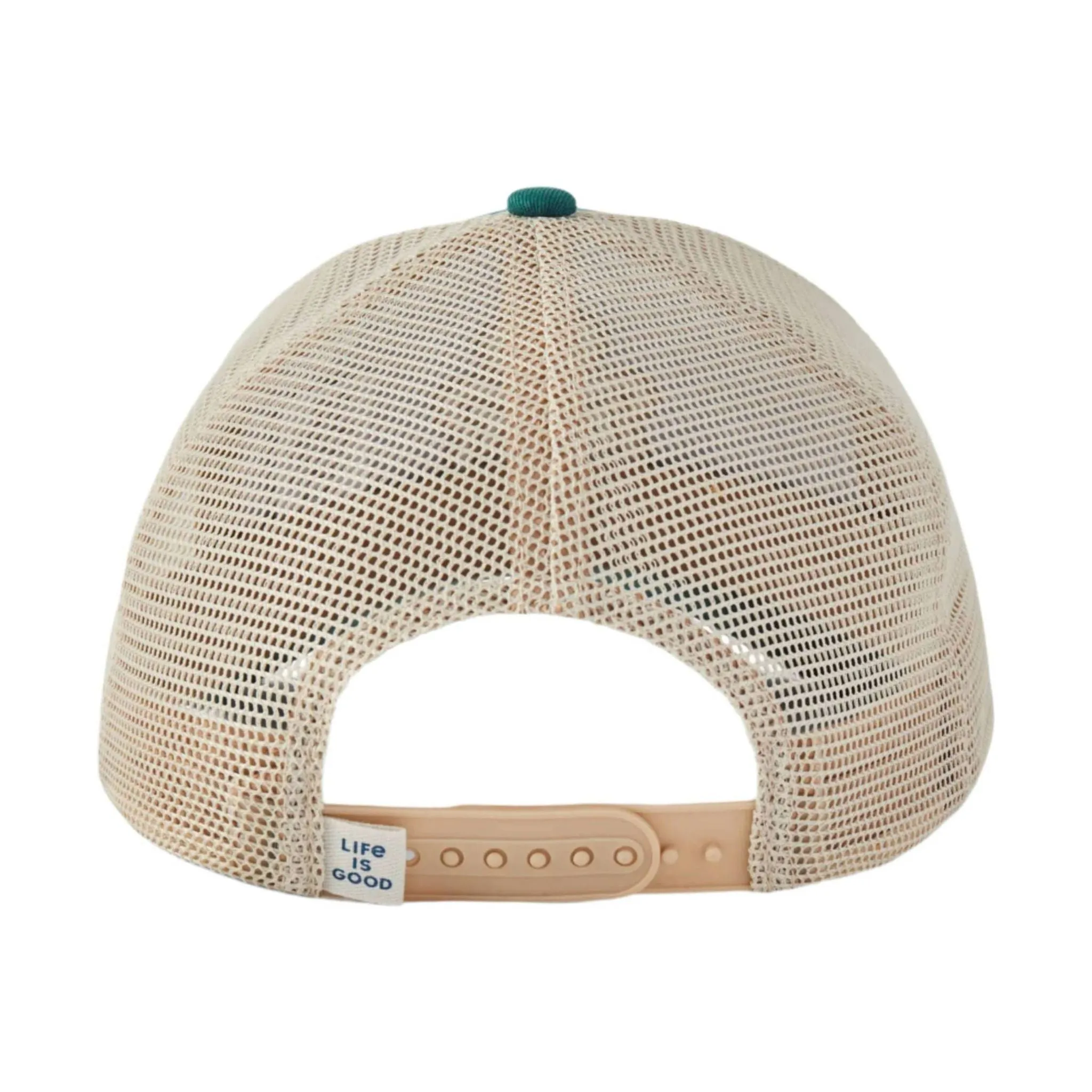 Life Is Good Adult Clean Celtic Clover Trucker Hat - Spruce Green
