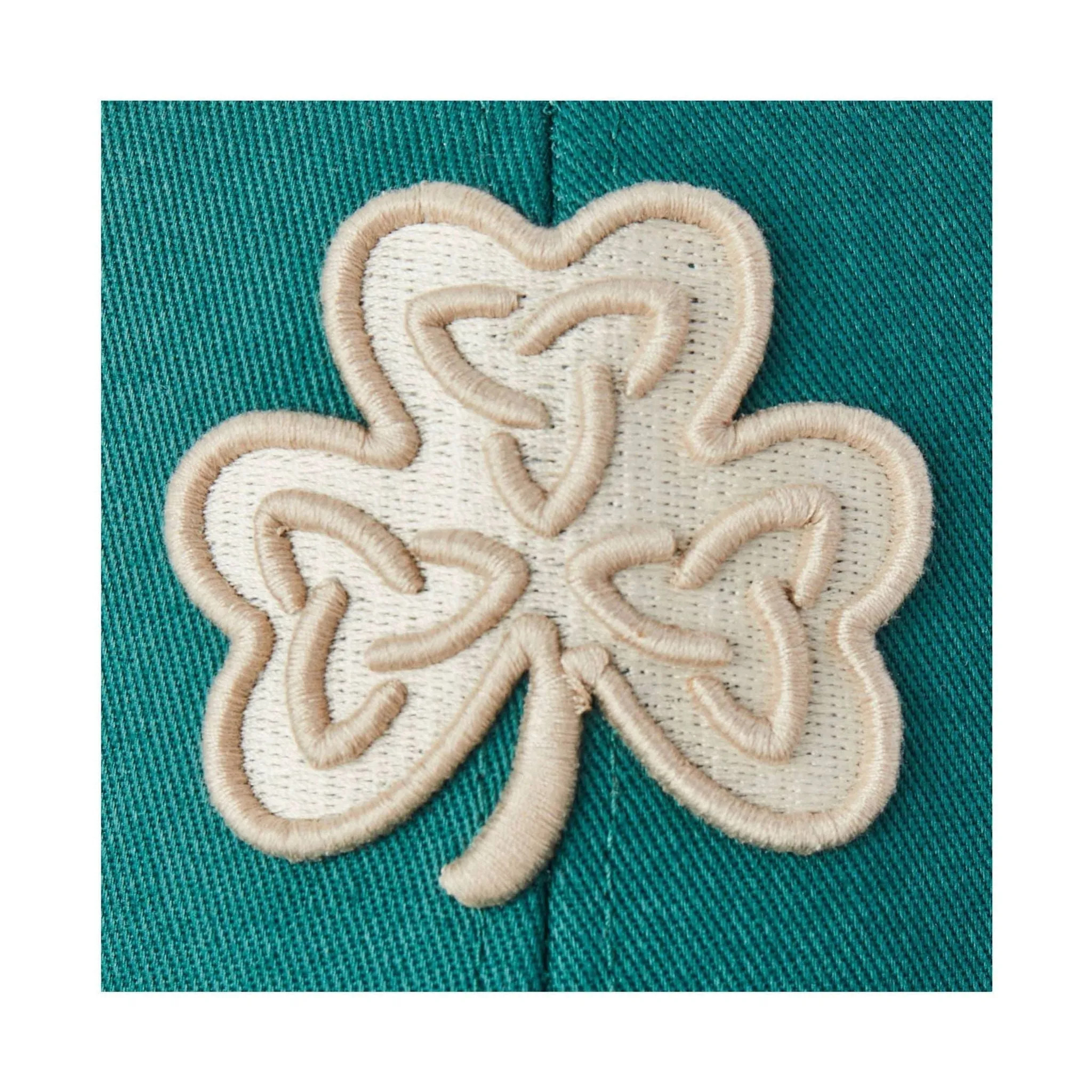 Life Is Good Adult Clean Celtic Clover Trucker Hat - Spruce Green