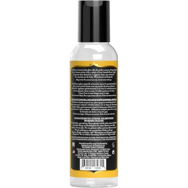 Lubrifiant cu aromă KAMASUTRA Divine Nectars Coconut Pineapple. pe bază de apă. cu aromă de cocos și ananas. 60 ml
