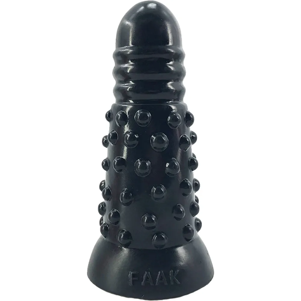 Original FAAK G133 7 Silicone Fat Anal Plug Black