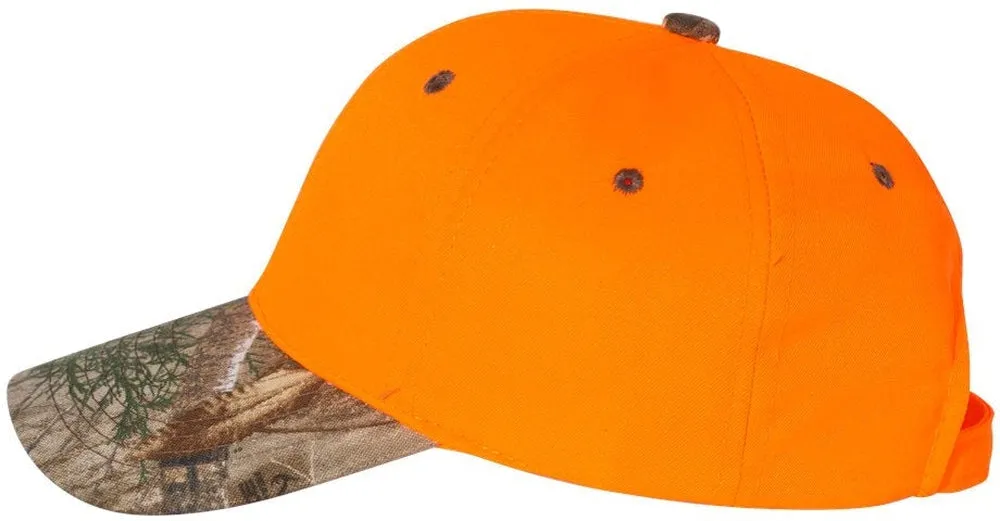 Outdoor Cap Blaze Crown with Camo Visor Cap