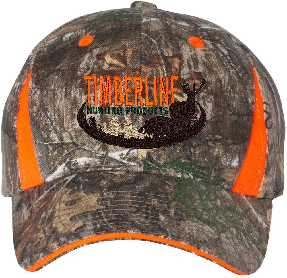 Outdoor Cap Camo with Hi-Vis Trim Cap