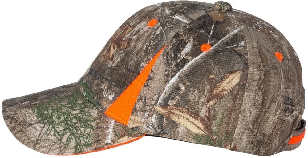 Outdoor Cap Camo with Hi-Vis Trim Cap