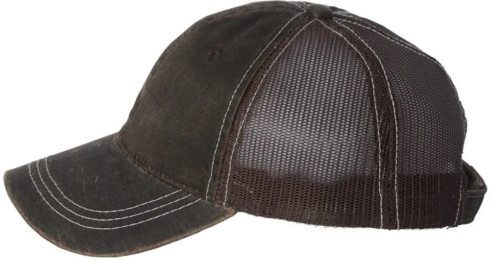 Outdoor Cap Weathered Mesh-Back Cap