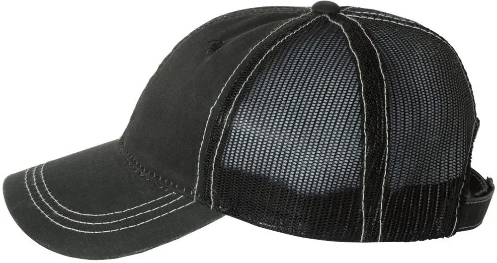 Outdoor Cap Weathered Mesh-Back Cap