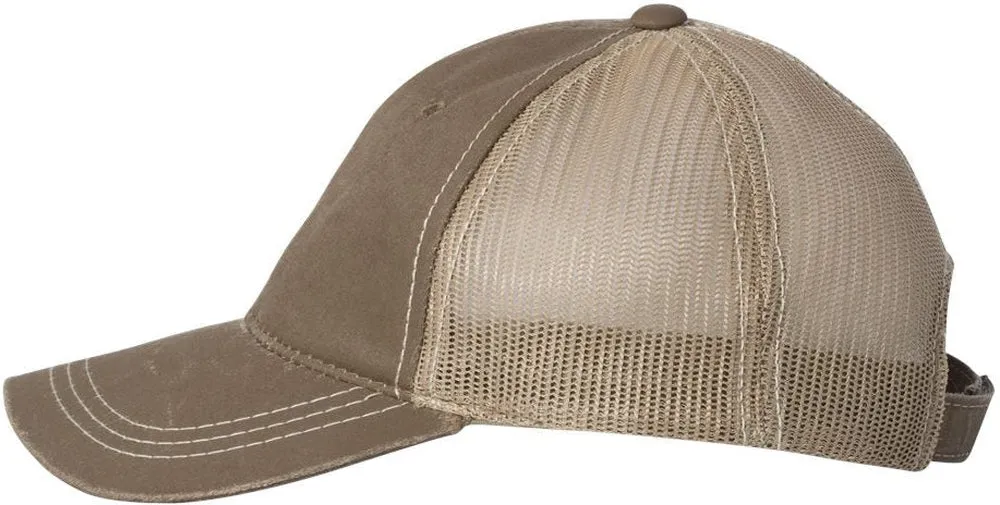 Outdoor Cap Weathered Mesh-Back Cap