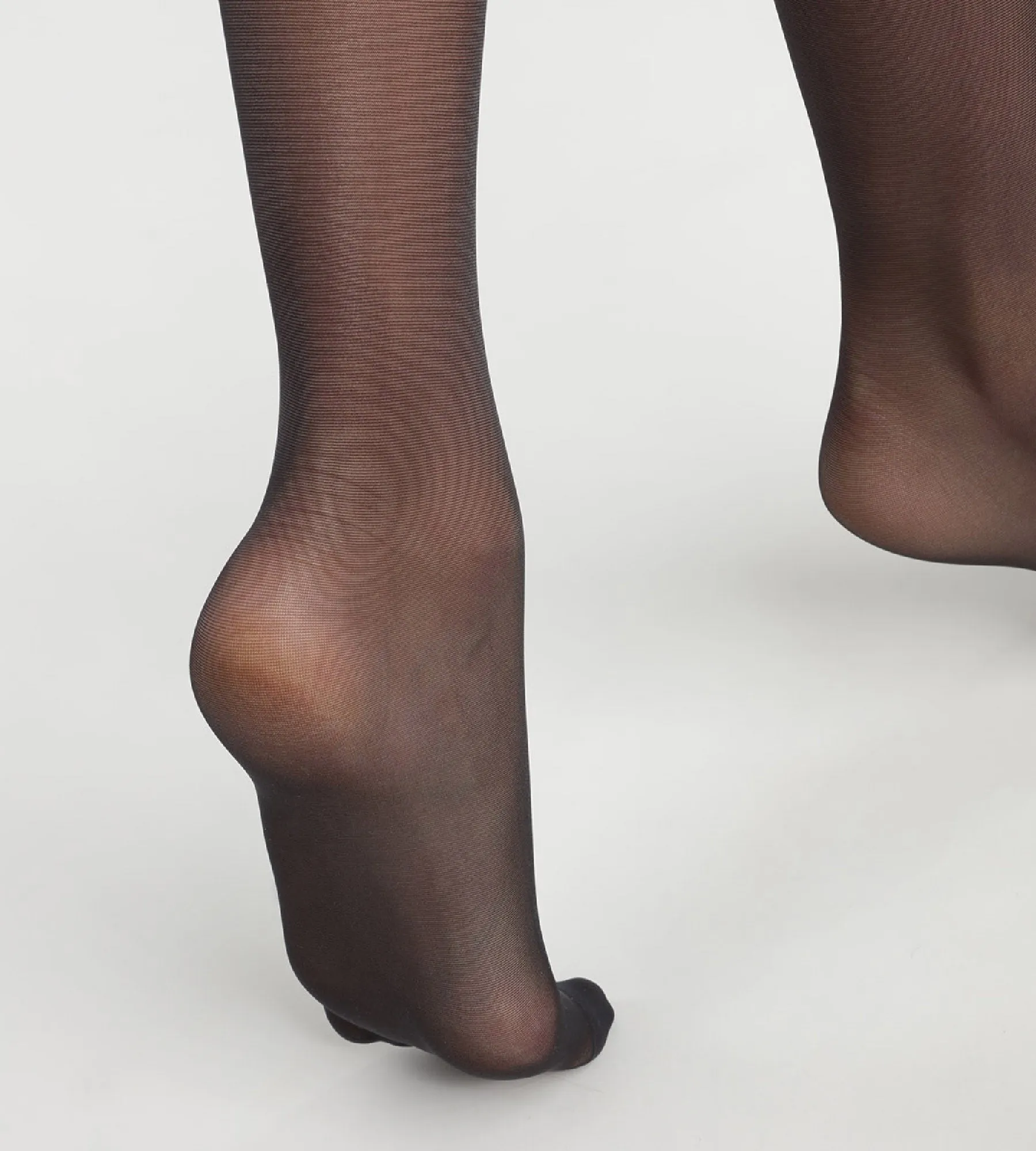 Pack of 2 Black Ultra Resist knee-high socks made of reinforced Lycra