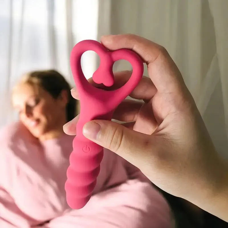 Pink Devil 3-Speed   7 Vibration Modes Teasing Anal Plug Massager