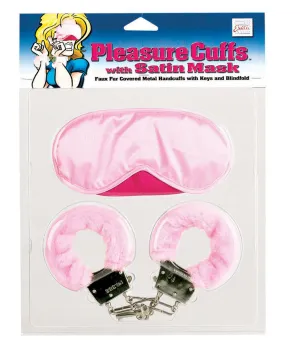Pleasure Cuffs With Satin Mask