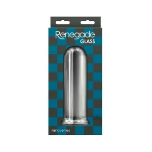 Renegade Glass Rook Anal Plug - Clear