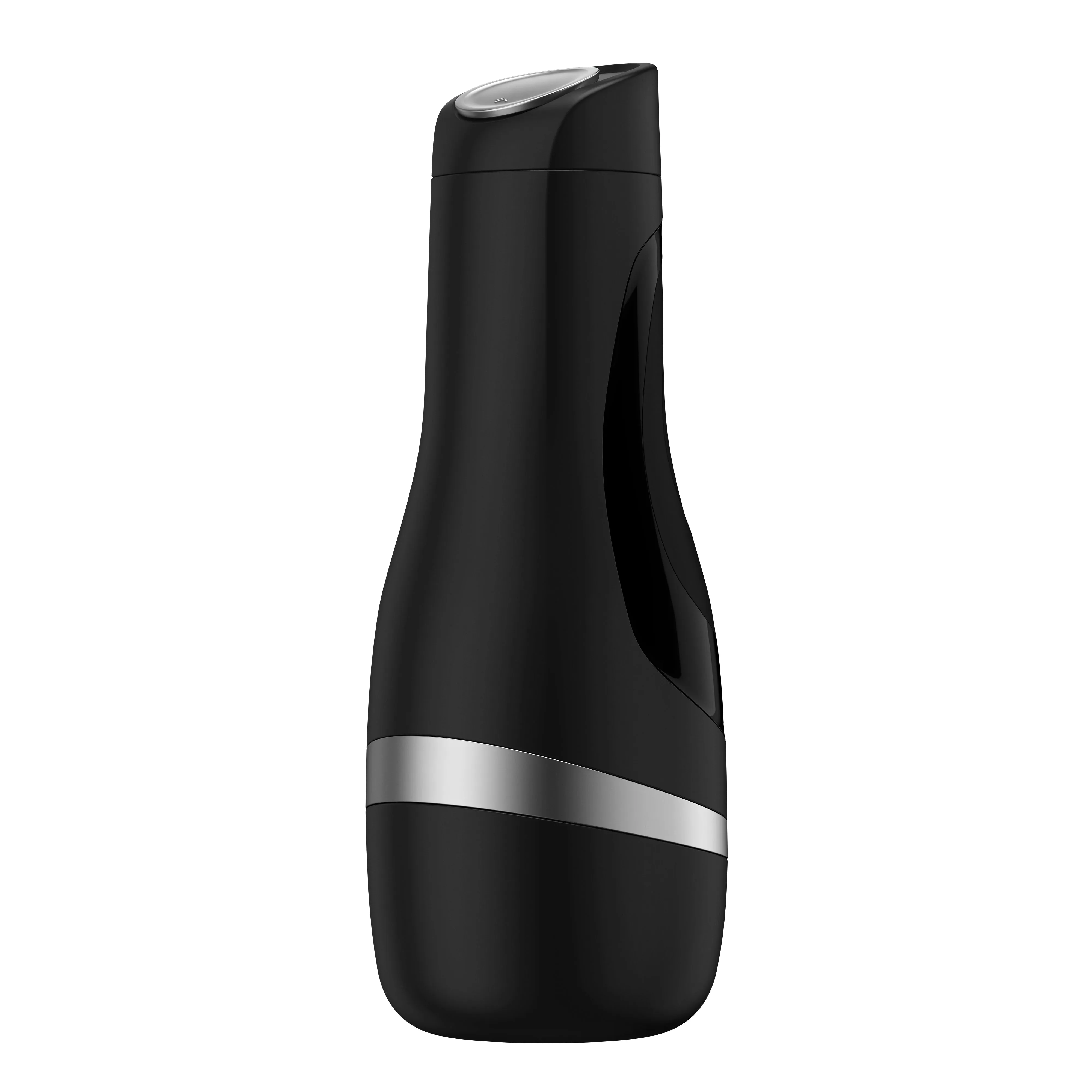 Satisfyer Men Classic Vacuum Seal Male Masturbator Textured Cyberskin Silver