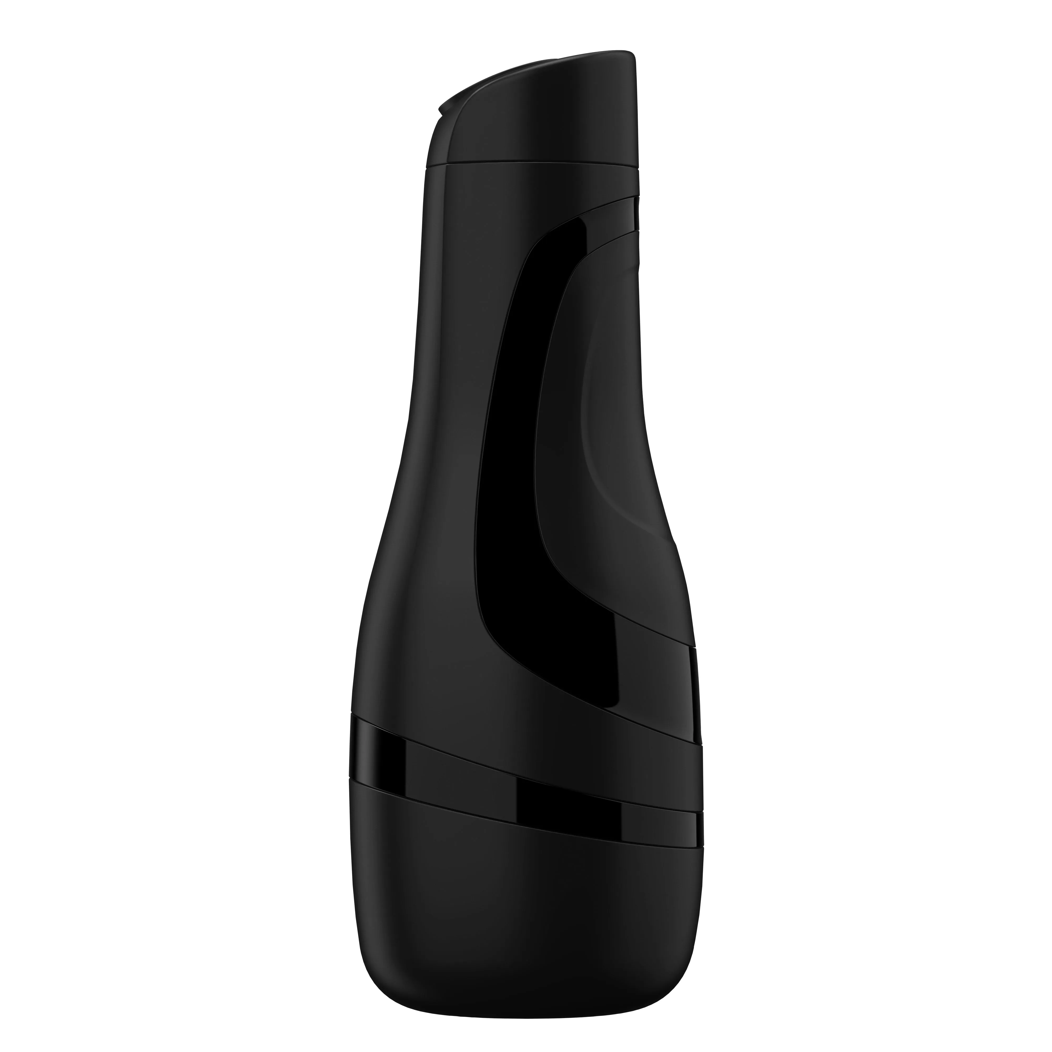 Satisfyer Men Classic Vacuum Seal Male Textured Cyberskin Masturbator Black