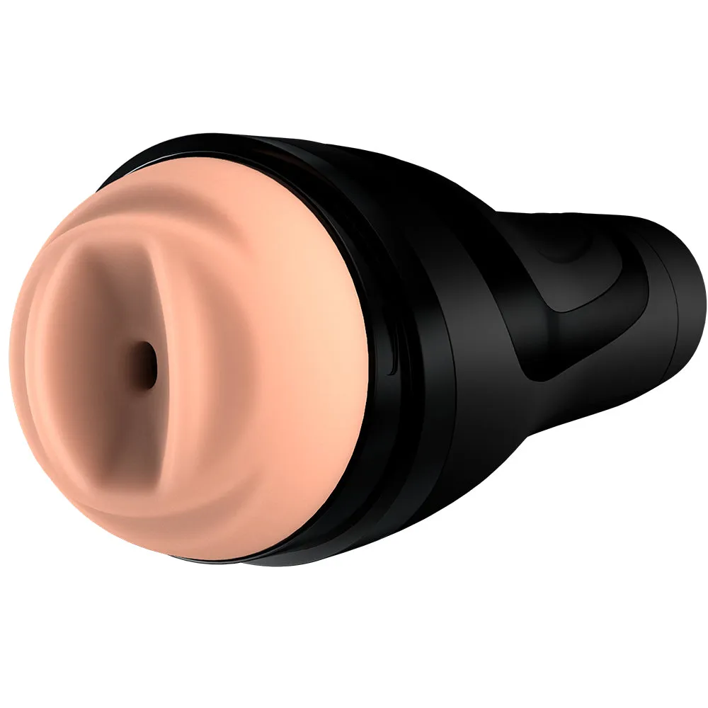 Satisfyer Men Classic Vacuum Seal Male Textured Cyberskin Masturbator Black