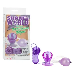 Shanes World Vibrating Turbo Suction Tongue - Purple