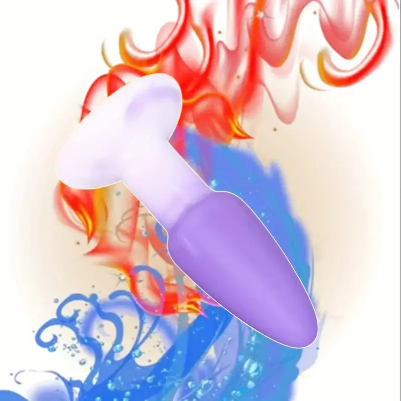 Silicone Anal Plug With Strong Suction Cup Prostate Massager Training