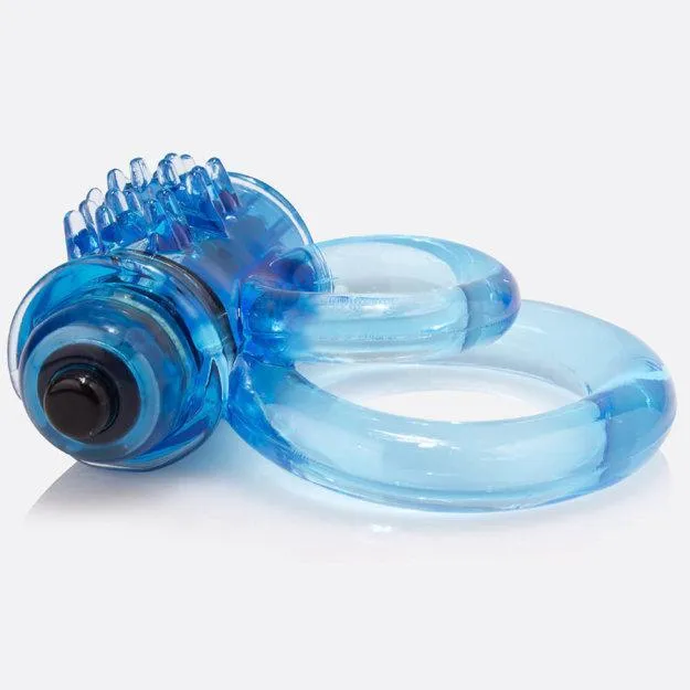 TheScreamingO - Double O 6 Super Powered Vibrating Cock Ring (Blue)