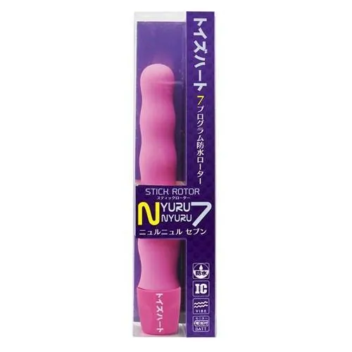 ToysHeart - Stick Rotor Yuru Nyuru 7 G-Spot Vibrator (Pink)
