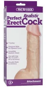 Vac-U-Lock Attachment - Perfect Realistic Erect Cock 7