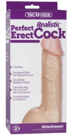 Vac-U-Lock Attachment - Perfect Realistic Erect Cock 7