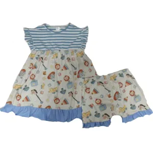Vintage Toys Ruffle Sleeve Dress